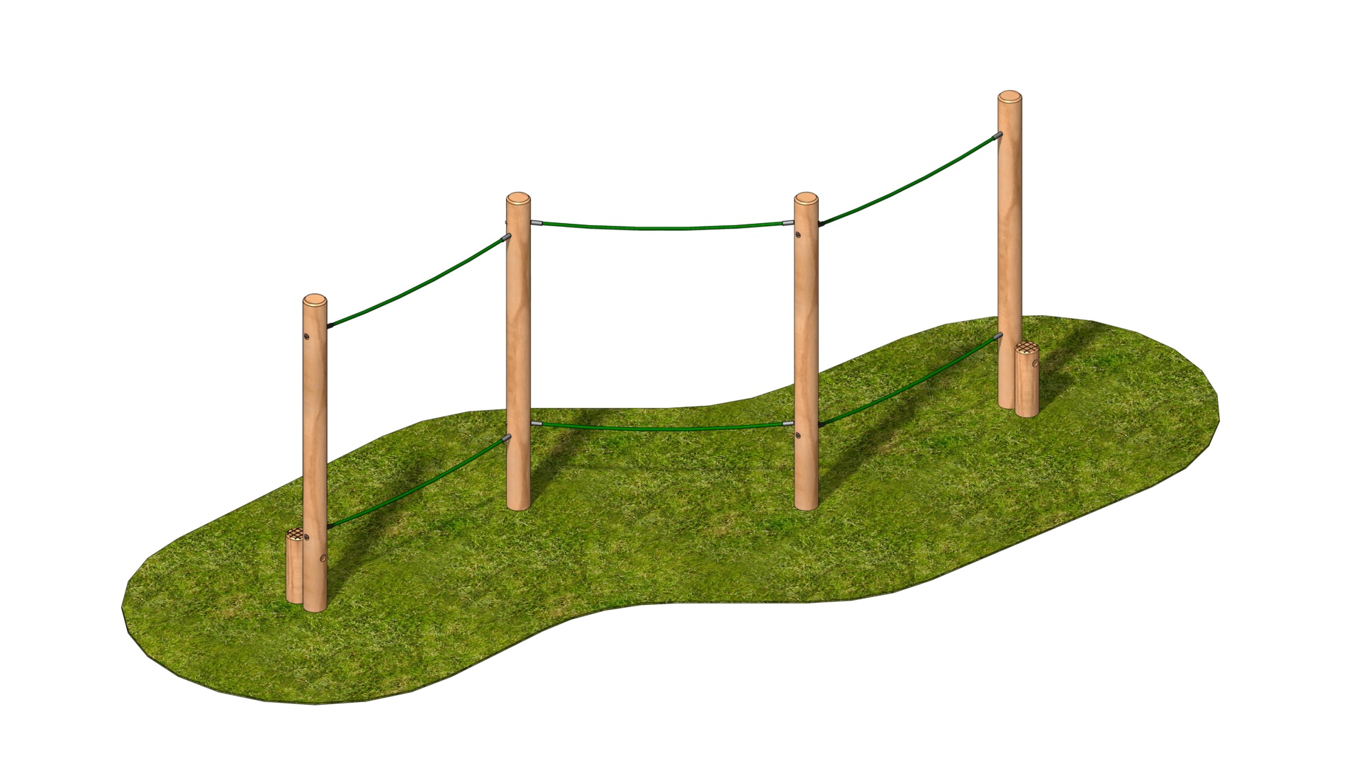 Slalom Rope Walk